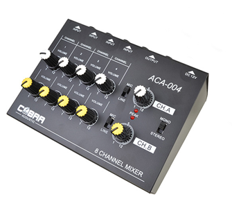 8 Channel Line Mixer 